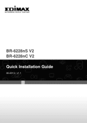 Edimax BR-6228nS V2 Quick Installation Guide