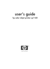 HP Color Inkjet cp1160 HP Color Inkjet Printer CP1160 - (English) User Guide for Macintosh