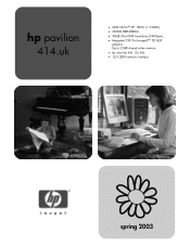 HP Pavilion 400 HP Pavilion Desktop PC - (English) 414.uk Product Datasheet and Product Specifications