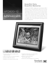 ViewSonic VFD820-12 VFD820-12 Spec Sheet