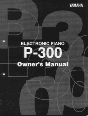 Yamaha P-300 Owner's Manual (image)