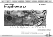 Canon SD800 ImageBrowser 5.7 Software User Guide
