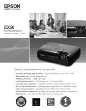Epson EX50 Product Brochure