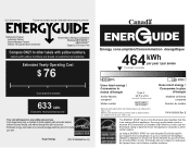KitchenAid KBSD602ESS Energy Guide