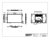 NEC X841UHD Mechanical Drawing complete
