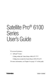 Toshiba PS610U-046T97 User Manual