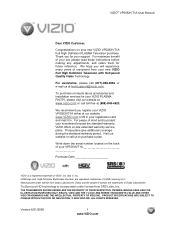 Vizio VP505XVT User Manual