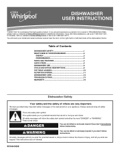 Whirlpool WDF330PAHS Use & Care Guide