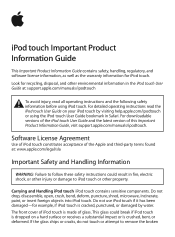 Apple iPod Touch Information Guide