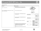HP M2727nf HP LaserJet M2727 MFP - Fax Tasks