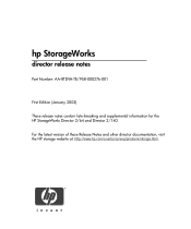 HP StorageWorks 2/140 director release notes