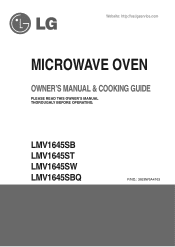LG LMV1645ST Owner's Manual