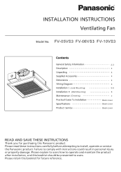 Panasonic FV05VS3 FV05VS3 User Guide