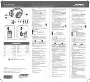 Bose SoundLink Around-ear Wireless II Quick setup guide