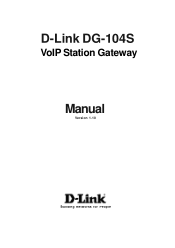 D-Link DG-104S Product Manual