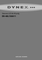 Dynex DX-40L150A11 User Manual (Spanish)