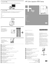 HP 4700n HP Color LaserJet 4700 - Getting Started Guide (multiple language)