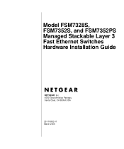 Netgear FSM7352S FSM7352S Hardware manual