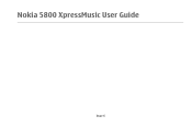 Nokia 5800 XpressMusic User Guide