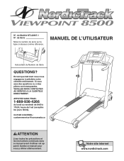 NordicTrack Viewpoint 8500 Treadmill Canadian French Manual