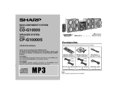 Sharp G10000P CD-G10000 Operation Manual