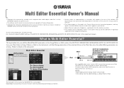 Yamaha Multi Owner's Manual