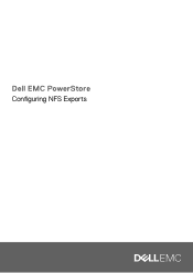 Dell PowerStore 9000T EMC PowerStore Configuring NFS Exports