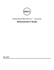Dell S5830dn Smart Printer Embedded Web Server - Security Administrators Guide