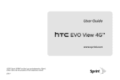 HTC EVO View 4G User Manual (Gingerbread)