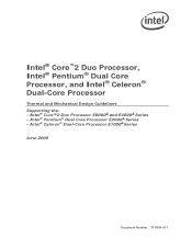 Intel E6420 Design Guidelines