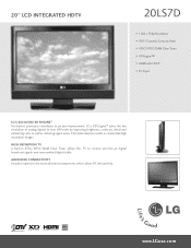 LG 20LS7D Specification (English)
