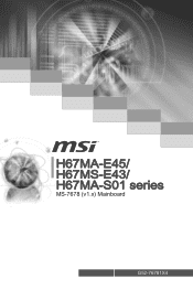MSI H67MA User Guide