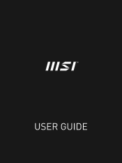 MSI Prestige 14 EVO User Manual