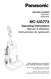 Panasonic MCUG773 MCUG773 User Guide