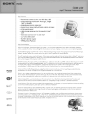 Sony COM-1/W Marketing Specifications (white)
