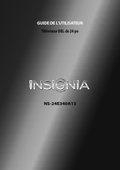 Insignia NS-24E340A13 User Manual (French)