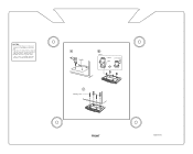 Sony ICF-CD553RM Mounting diagram w/ caution information