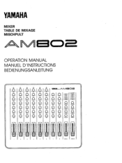 Yamaha AM802 Owner's Manual (image)