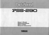 Yamaha PSS-290 Owner's Manual (image)
