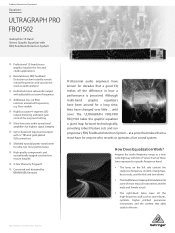 Behringer FBQ1502 Product Information Document