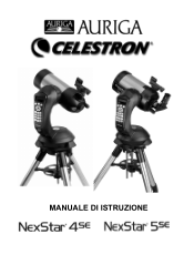 Celestron NexStar 4SE Computerized Telescope NexStar 5 SE Manual (Italian)