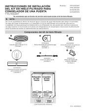 Electrolux EI33AR80WS Instrucciones de instalacion del kit de hielo Spanish