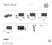 HP ENVY 23.8-inch Displays Quick Setup Guide