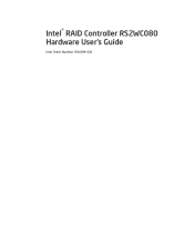 Intel RS2WC080 Hardware User Guide
