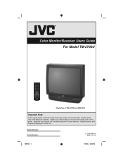 JVC TM-2703SU TM-2703SU User Manual (40 pages)