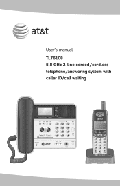 Vtech TL76108 User Manual