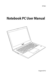 Asus BU400V User's Manual for English Edition