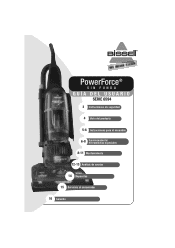 Bissell PowerForce® Bagless Vacuum 6584 User Guide - Spanish