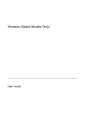 HP Dv9233cl Wireless (Select Models Only) - Windows Vista