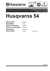 Husqvarna 54 User Guide
